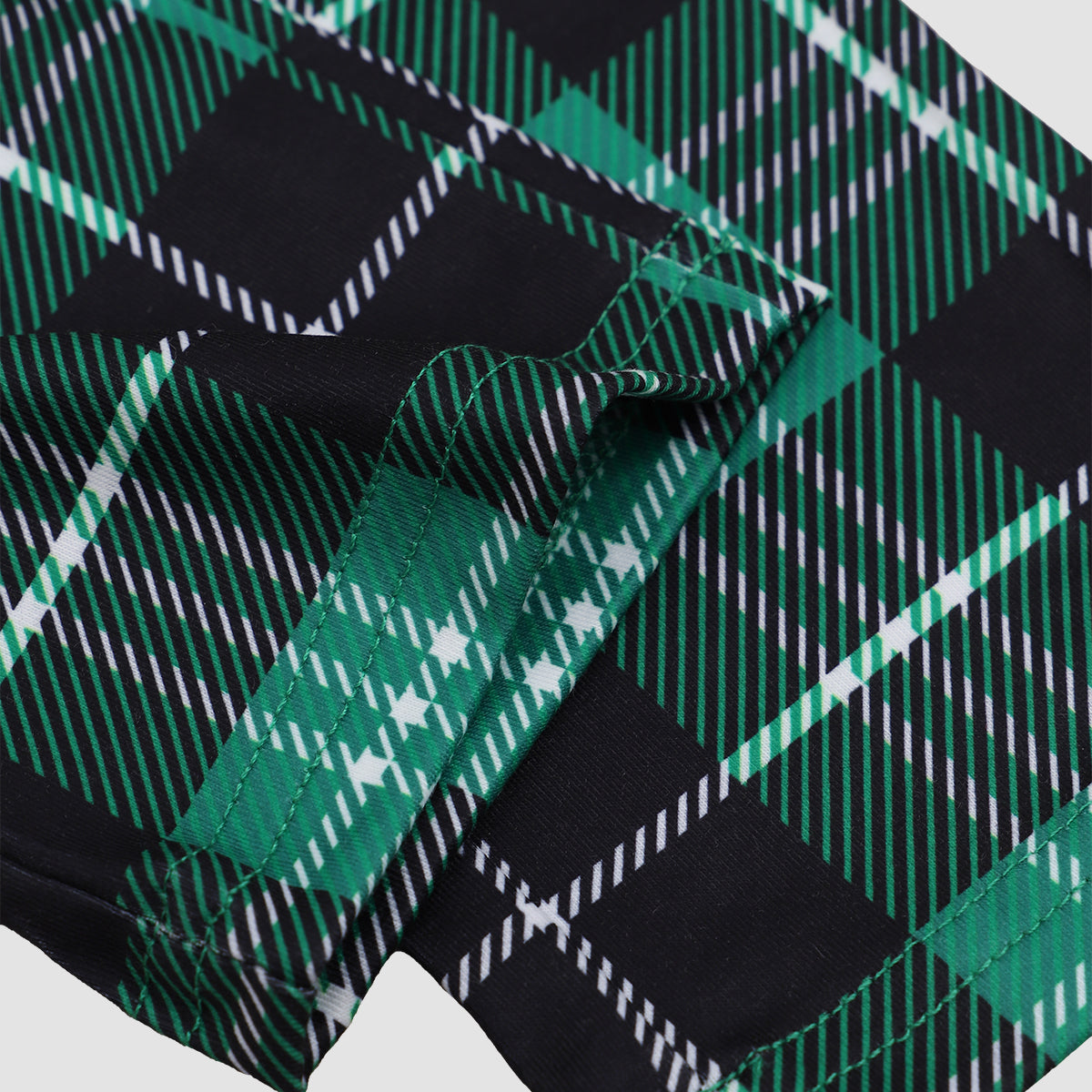 LETTERLOOKS Matching Family Christmas Pajamas Sets Dear Santa They're The Naughty Ones Letter Print Contrast Top and Buffalo Plaid Drawstring Pants