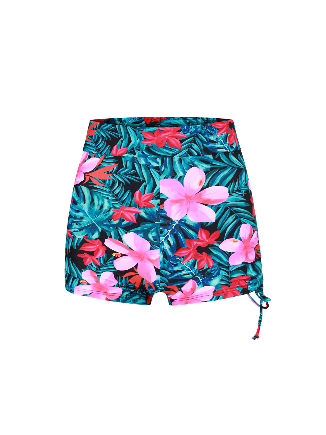 Tropical Botanical Floral Print Shorts