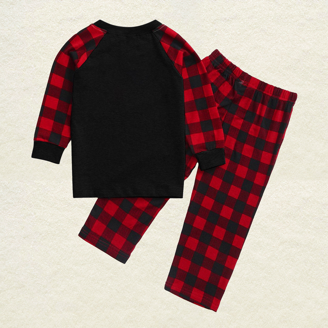 Merry Christmas 2024 Red Plaid Family Matching Pajamas