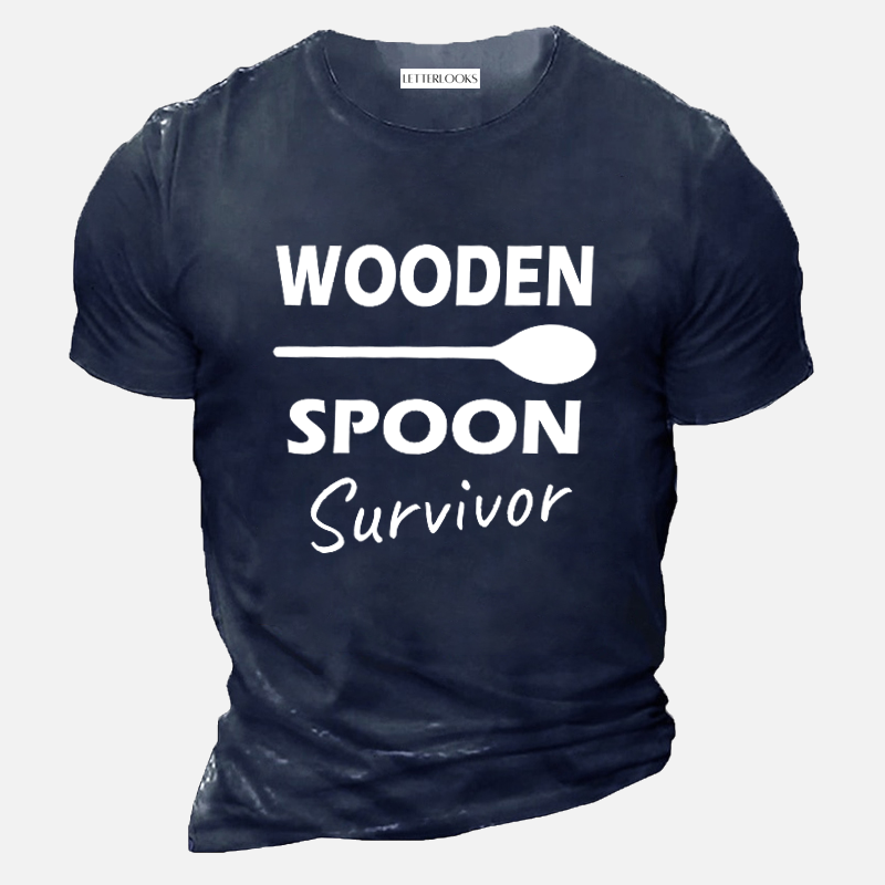 Wooden Spoon Survivor Men's Casual T-Shirt