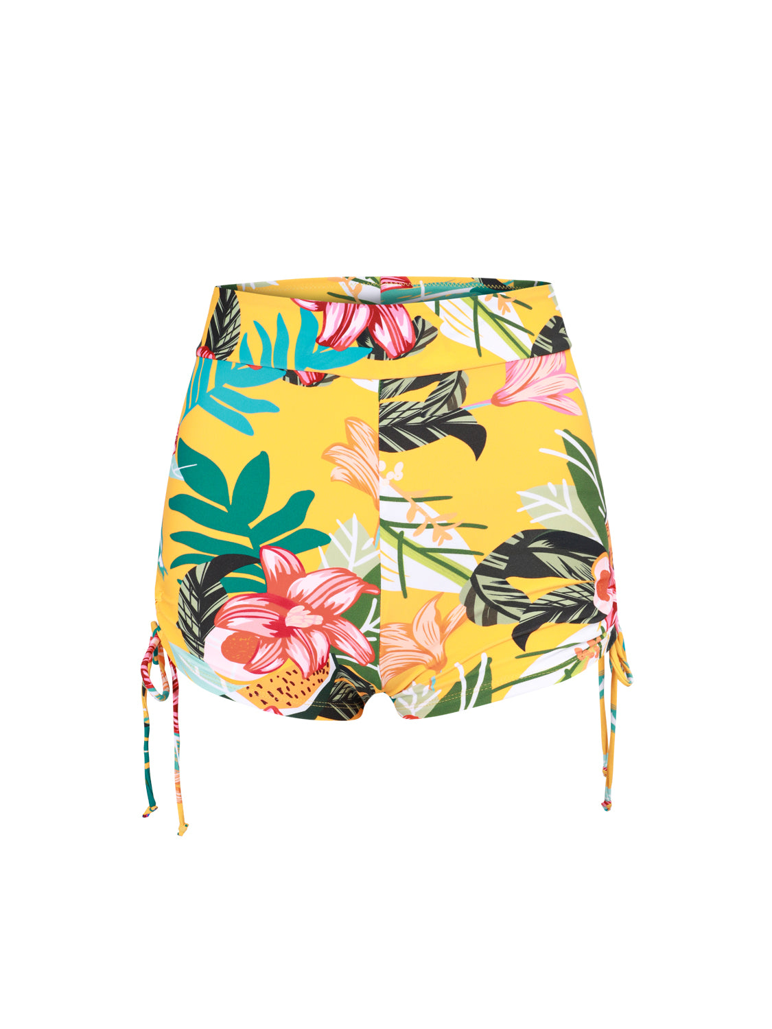 Tropical Botanical Floral Print Shorts