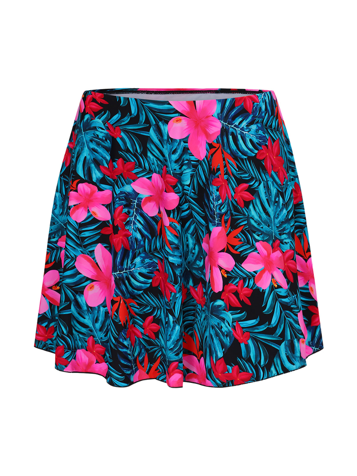 Tropical Botanical Floral Print Skirts