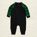 Merry Christmas 2024 Green Plaid Family Matching Pajamas