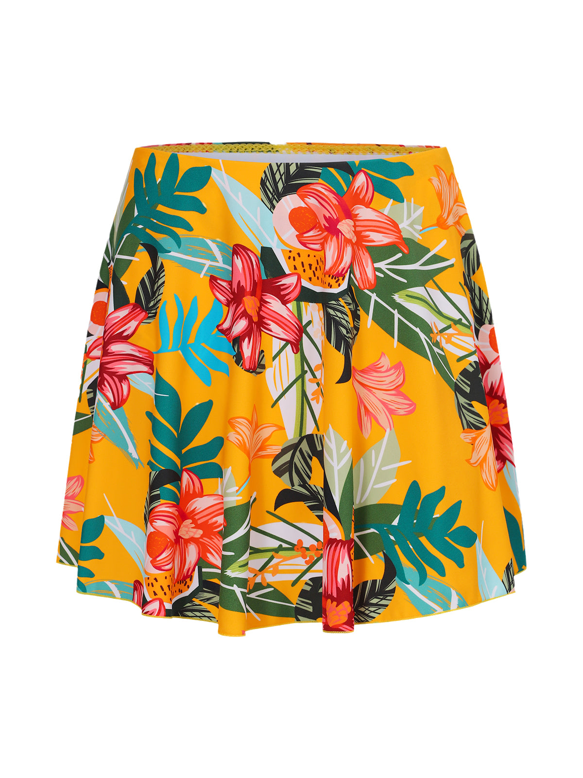 Tropical Botanical Floral Print Skirts